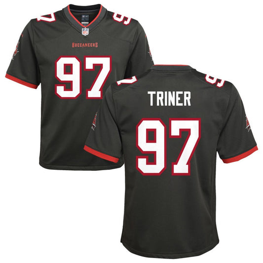 Zach Triner Tampa Bay Buccaneers Nike Youth Alternate Game Jersey - Pewter