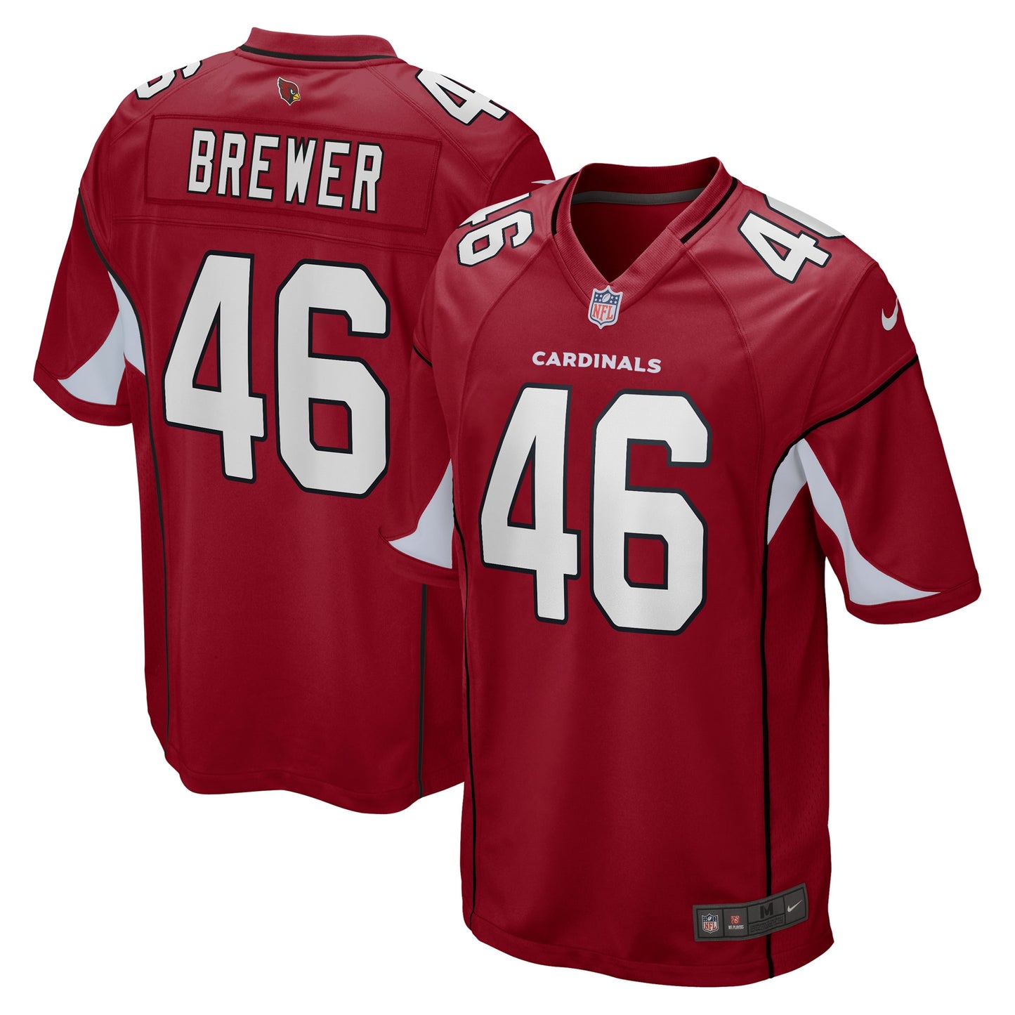 Aaron Brewer Arizona Cardinals Nike Game Jersey - Cardinal